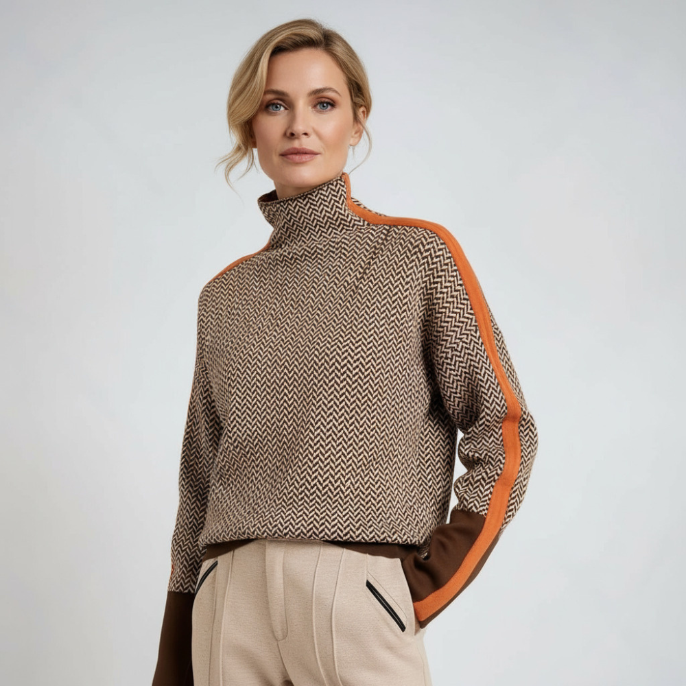 Malou™ – Pullover mit Hohem Kragen