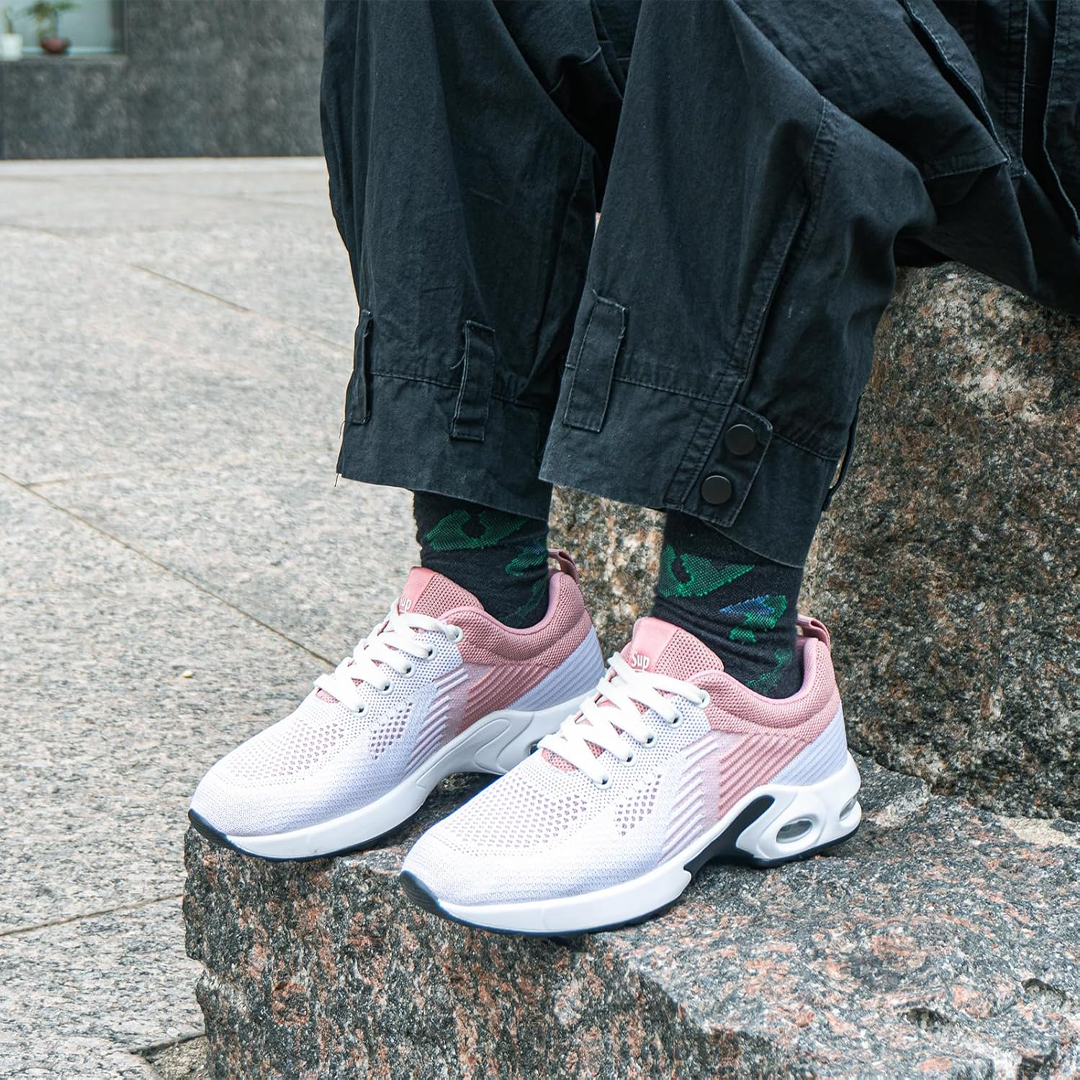 WalkMora Orthopädische Schuhe - Weiß Rosa