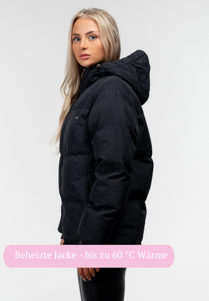 Veluna - beheizte Jacke schwarz