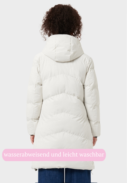 Veluna - beheizte Jacke lang beige