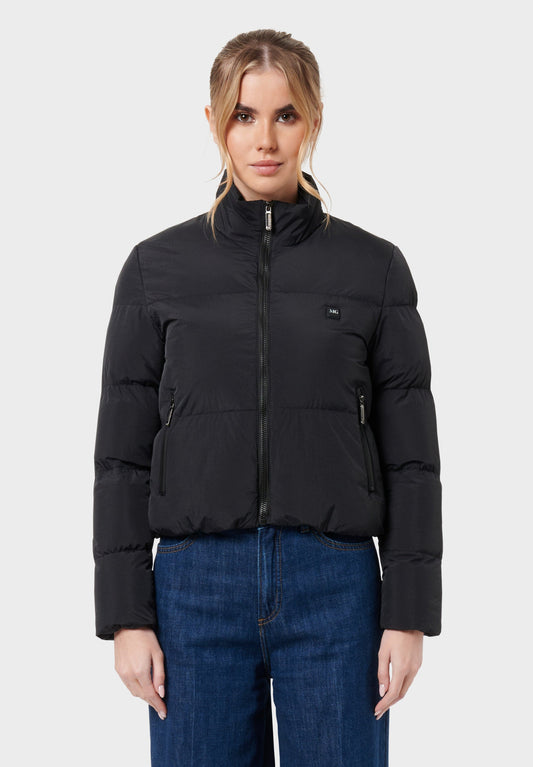 Veluna - beheizte Jacke  schwarz crop