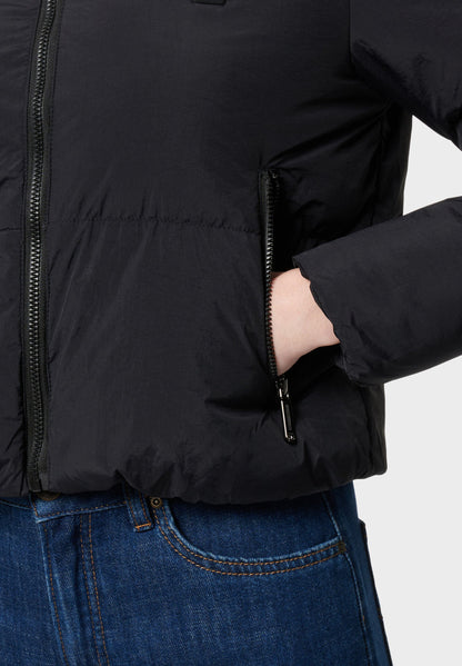 Veluna - beheizte Jacke  schwarz crop