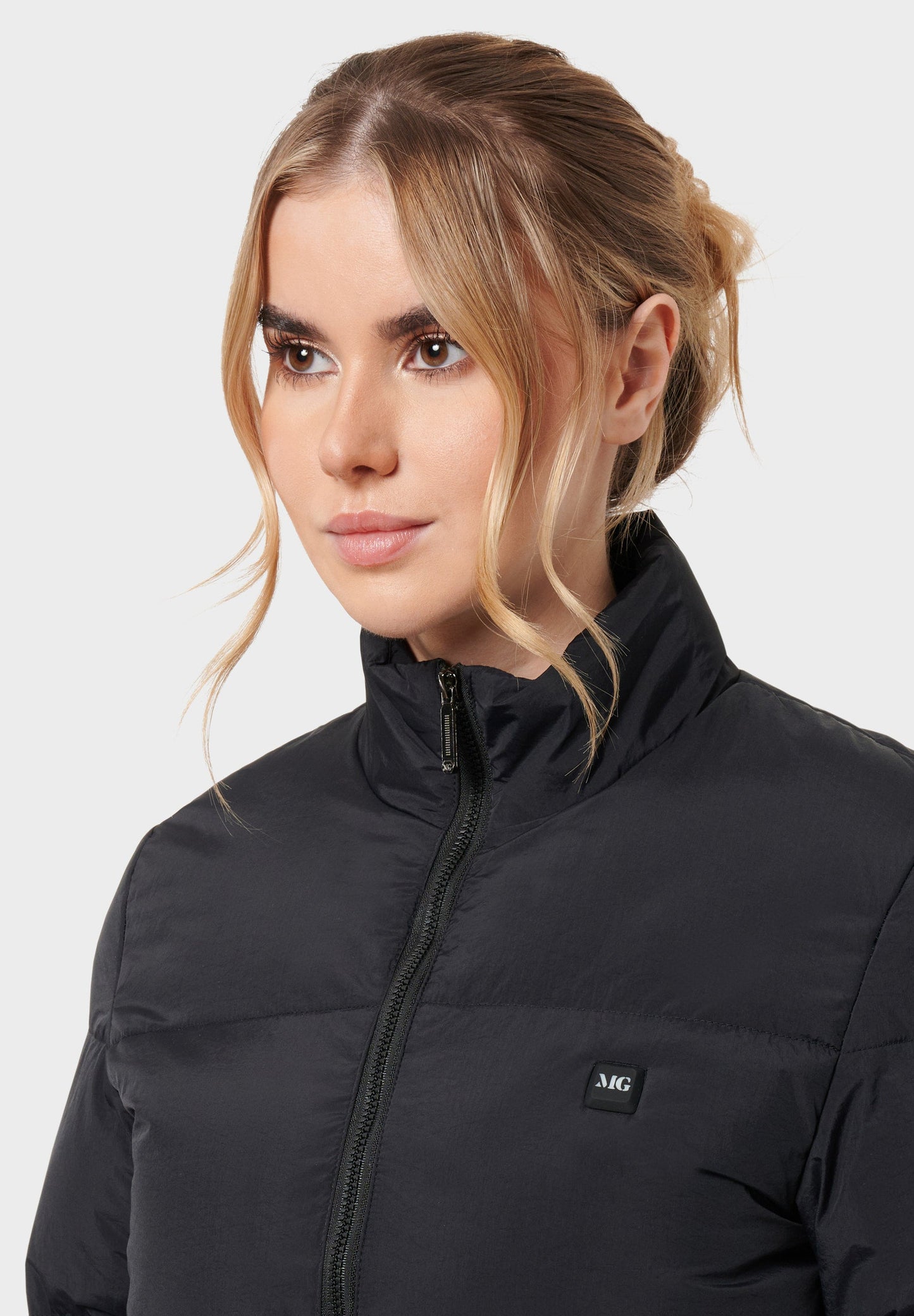 Veluna - beheizte Jacke  schwarz crop