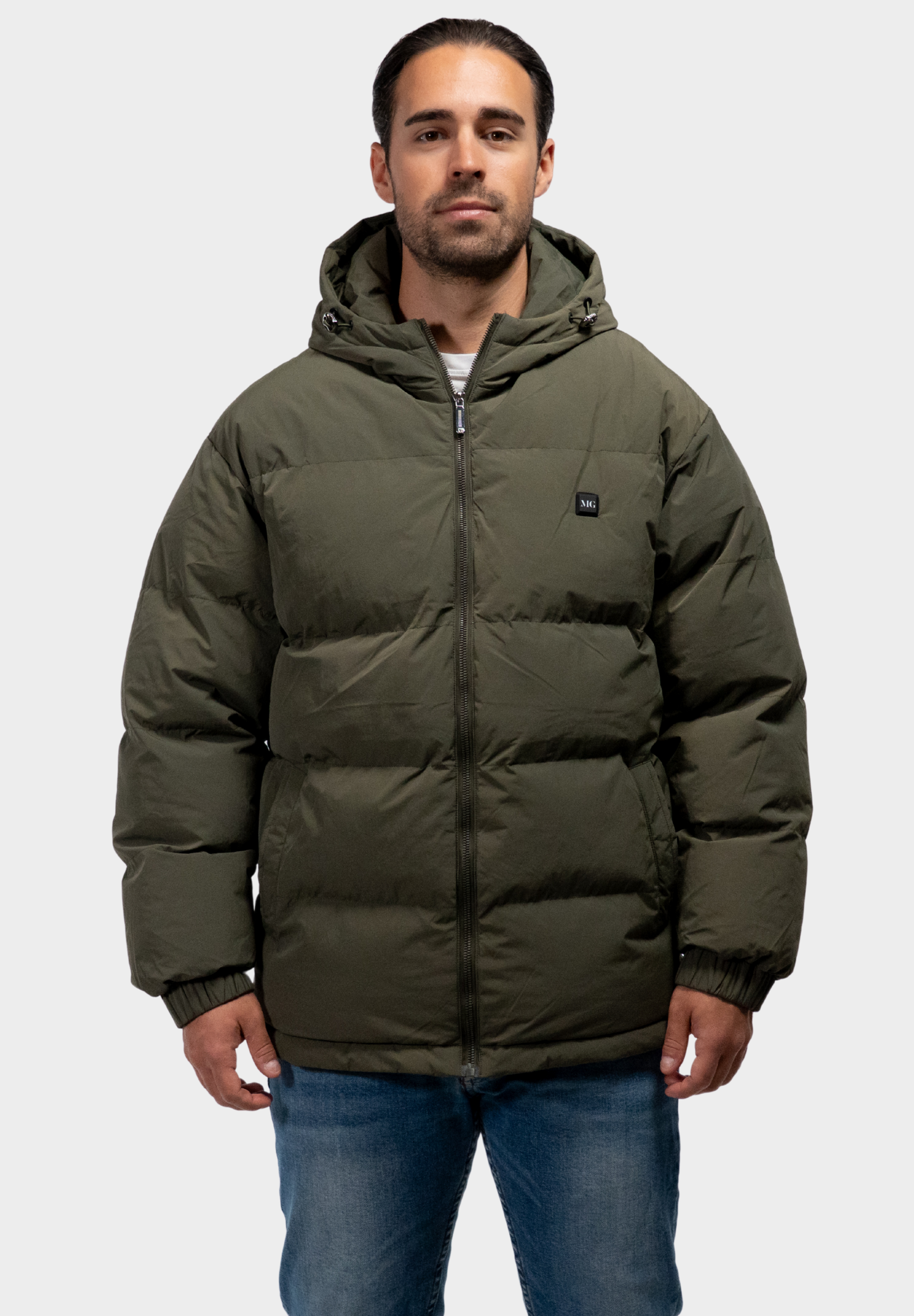 Veluna - beheizte Jacke Men olive grün