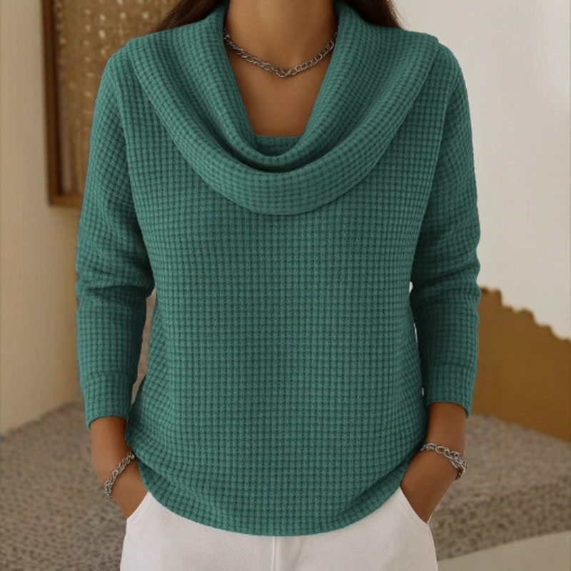 Amber™ –  Waffelstrick-Pullover