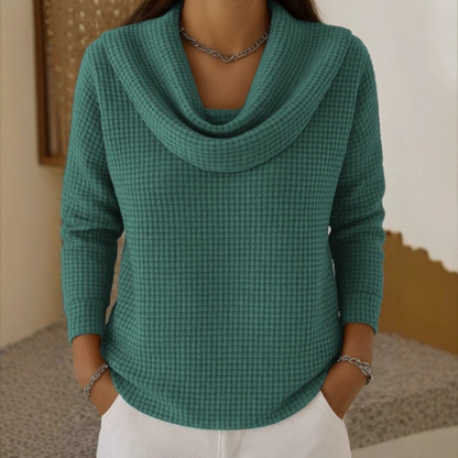 Amber™ –  Waffelstrick-Pullover