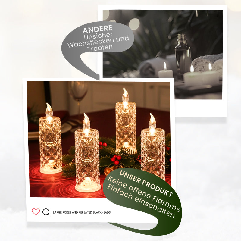 🔥Letzter Tag 49 % Rabatt🎁LED-Kristallkerzenlichter