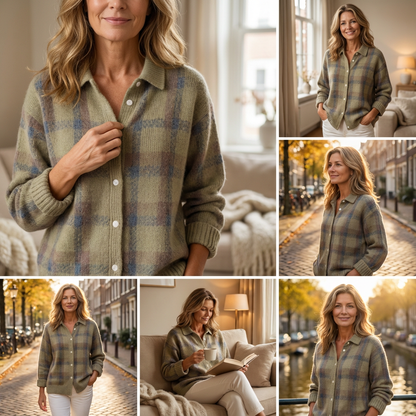 Valeria™ – Eleganter Karopullover