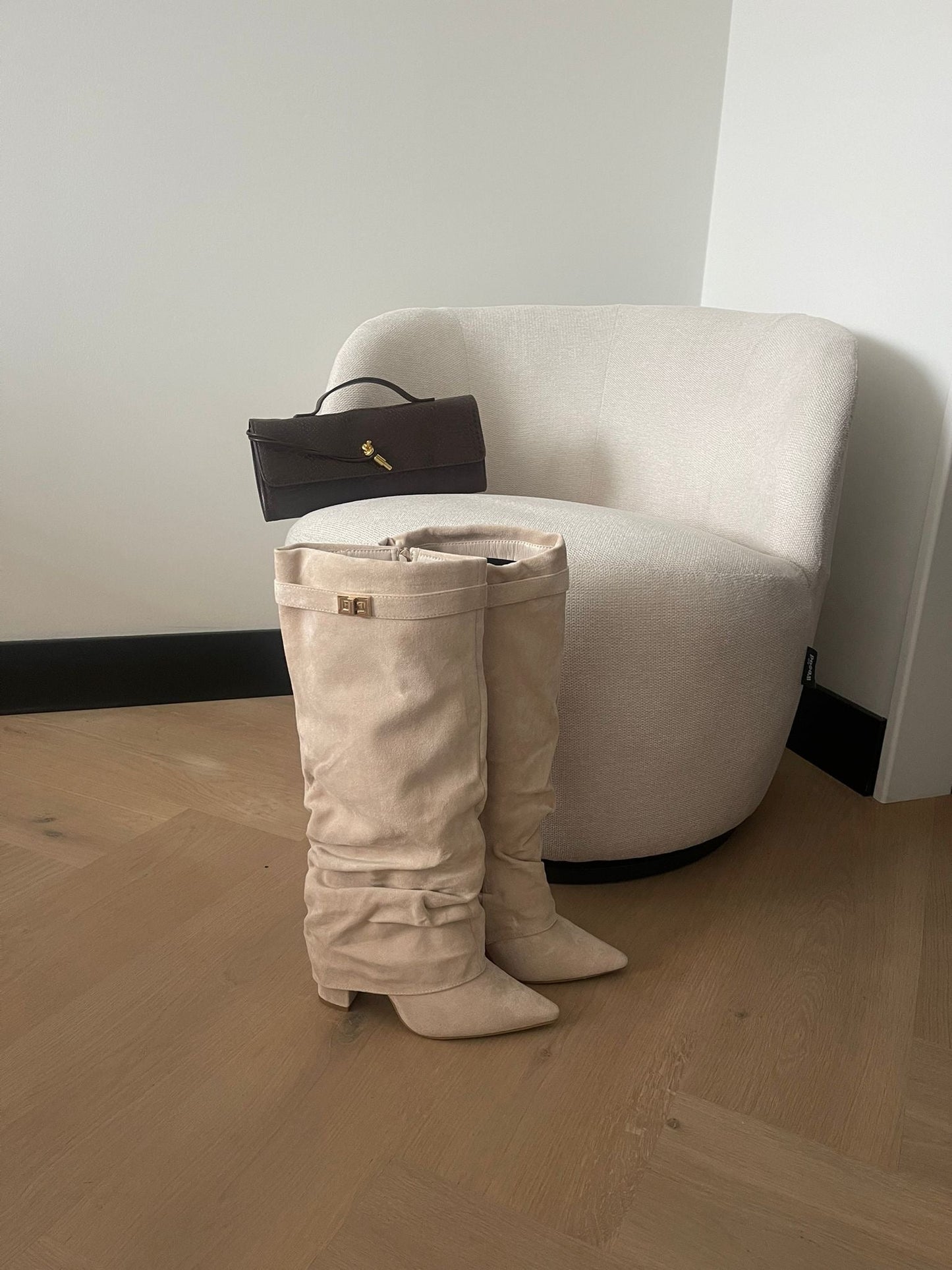 ByNicci Suède Weiß Boots