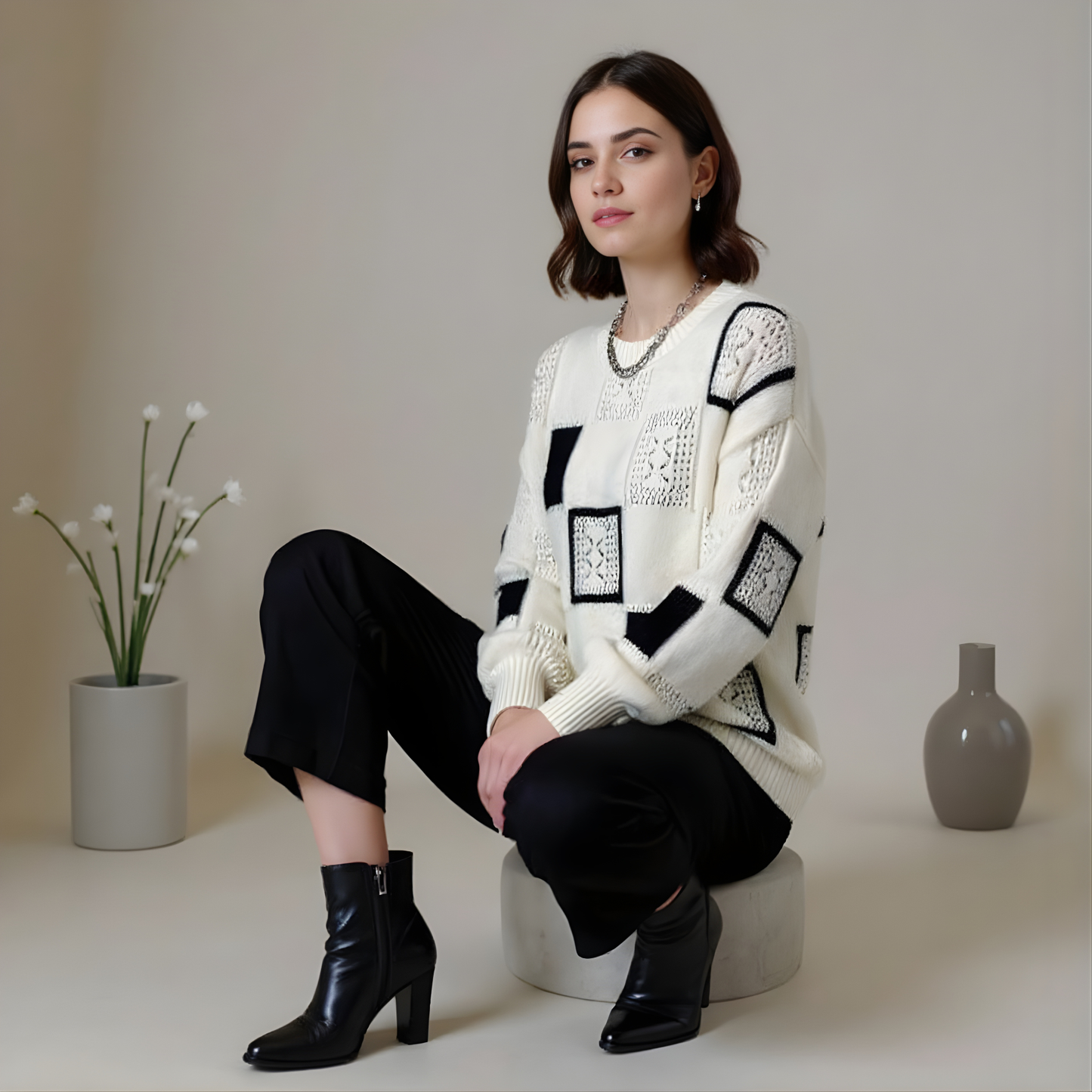 Aya™ – Strickpullover mit eleganten Details