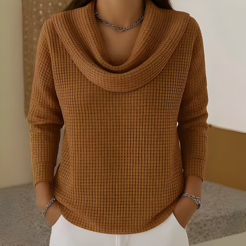 Amber™ –  Waffelstrick-Pullover