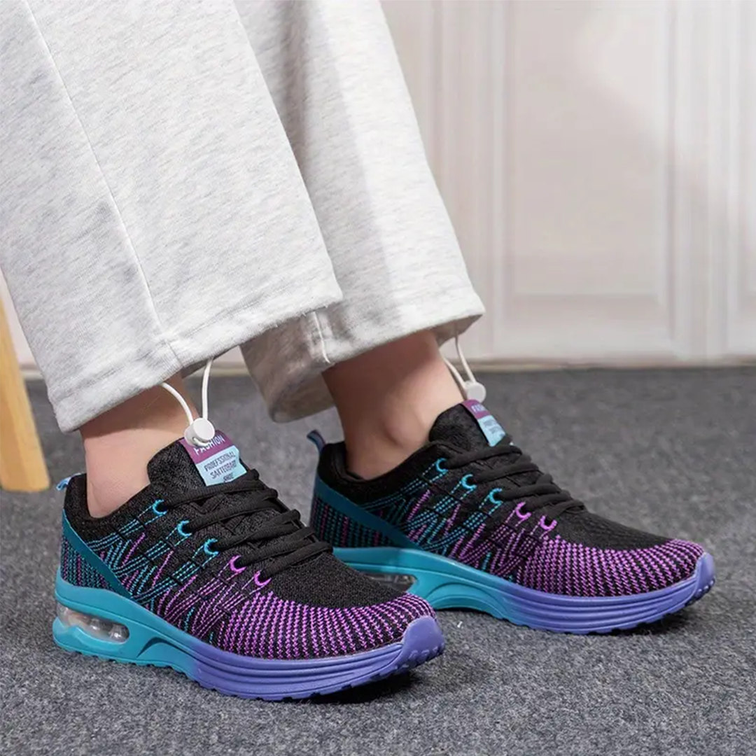 Hildaschritt Orthopädische Schuhe - Schwarz Lila