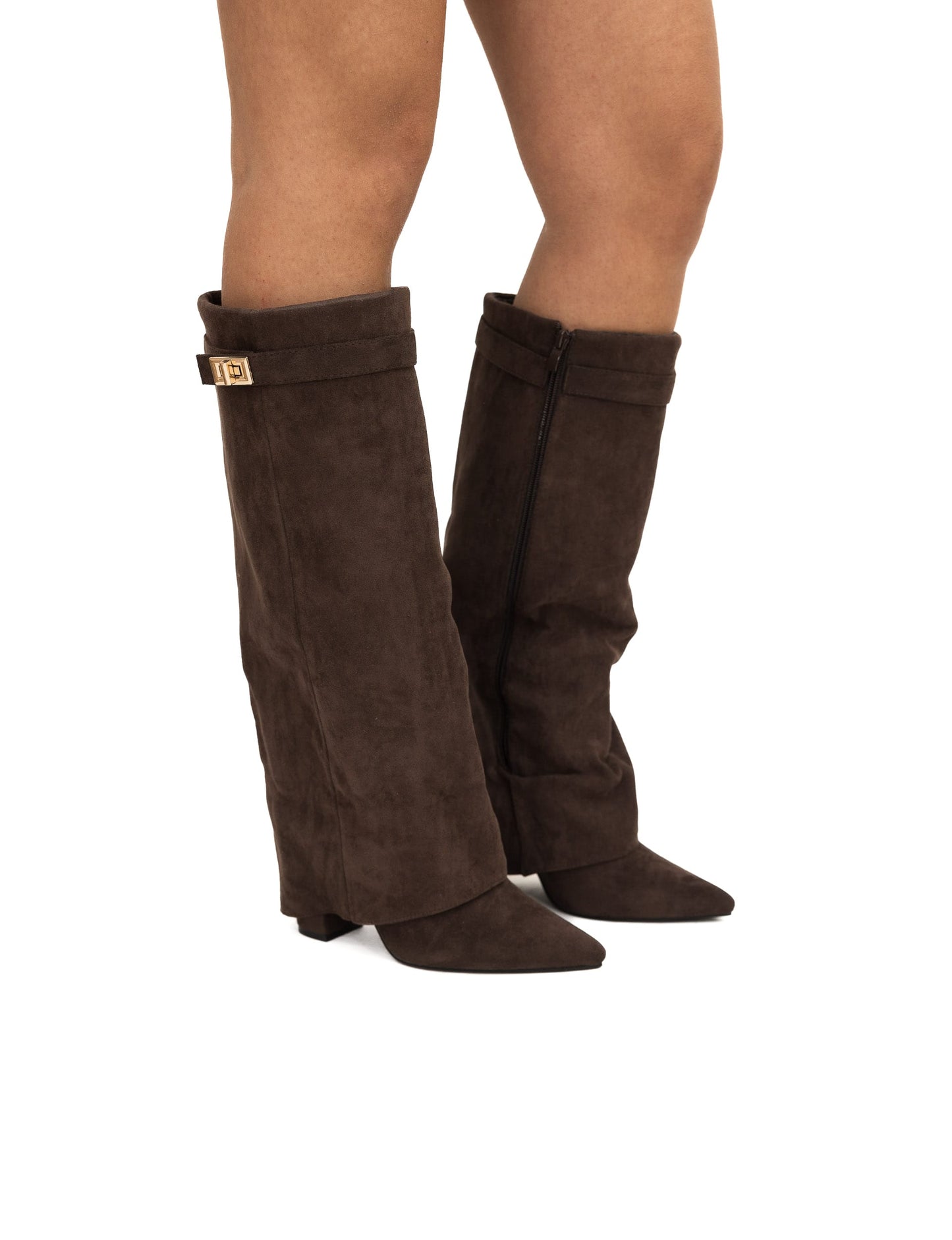 Maya laarzen suède bruin