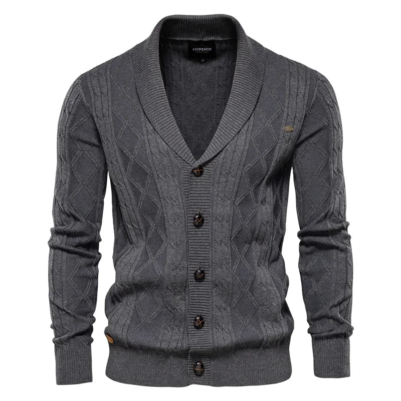 Waldemar | Herren-Cardigan mit Knopfleiste