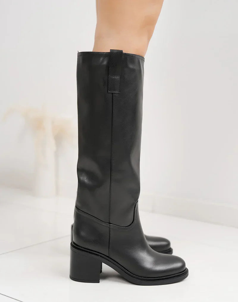 Samira High Black Boots