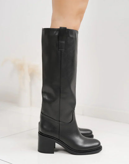 Samira High Black Boots