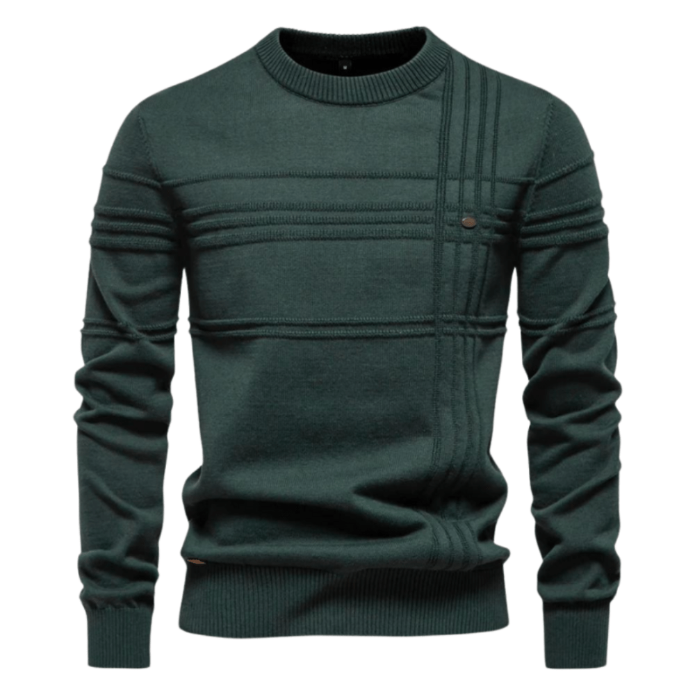 Burkhard | Stijlvolle herenpullover met ruitdesign