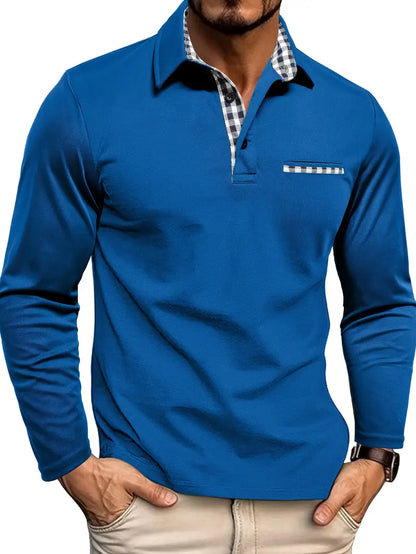 GERNAN™ | Herren Langarm-Poloshirt