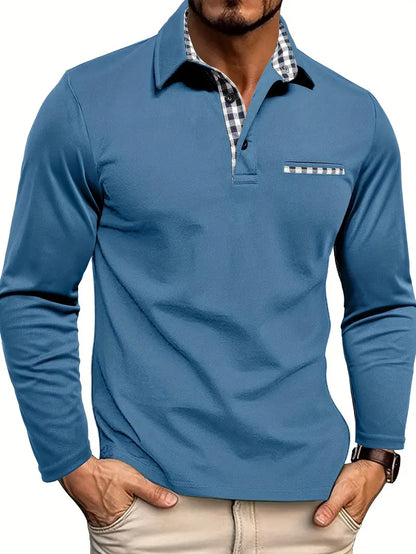 GERNAN™ | Herren Langarm-Poloshirt