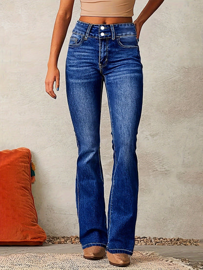 Aya | Hochtaillierte Flared Jeans