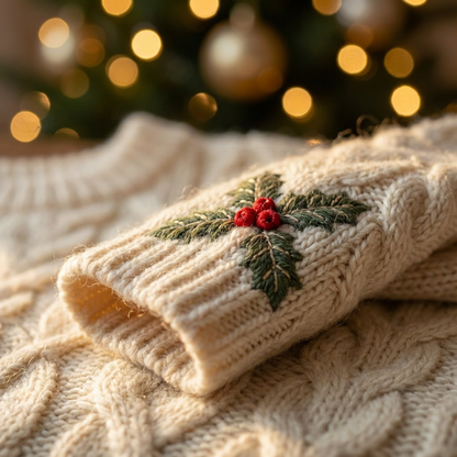 Fenna™ – Kersttrui met feestelijke details