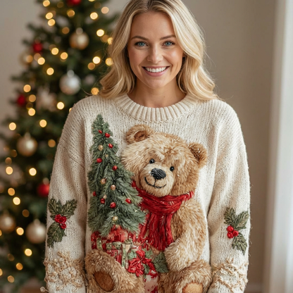 Fenna™ – Kersttrui met feestelijke details