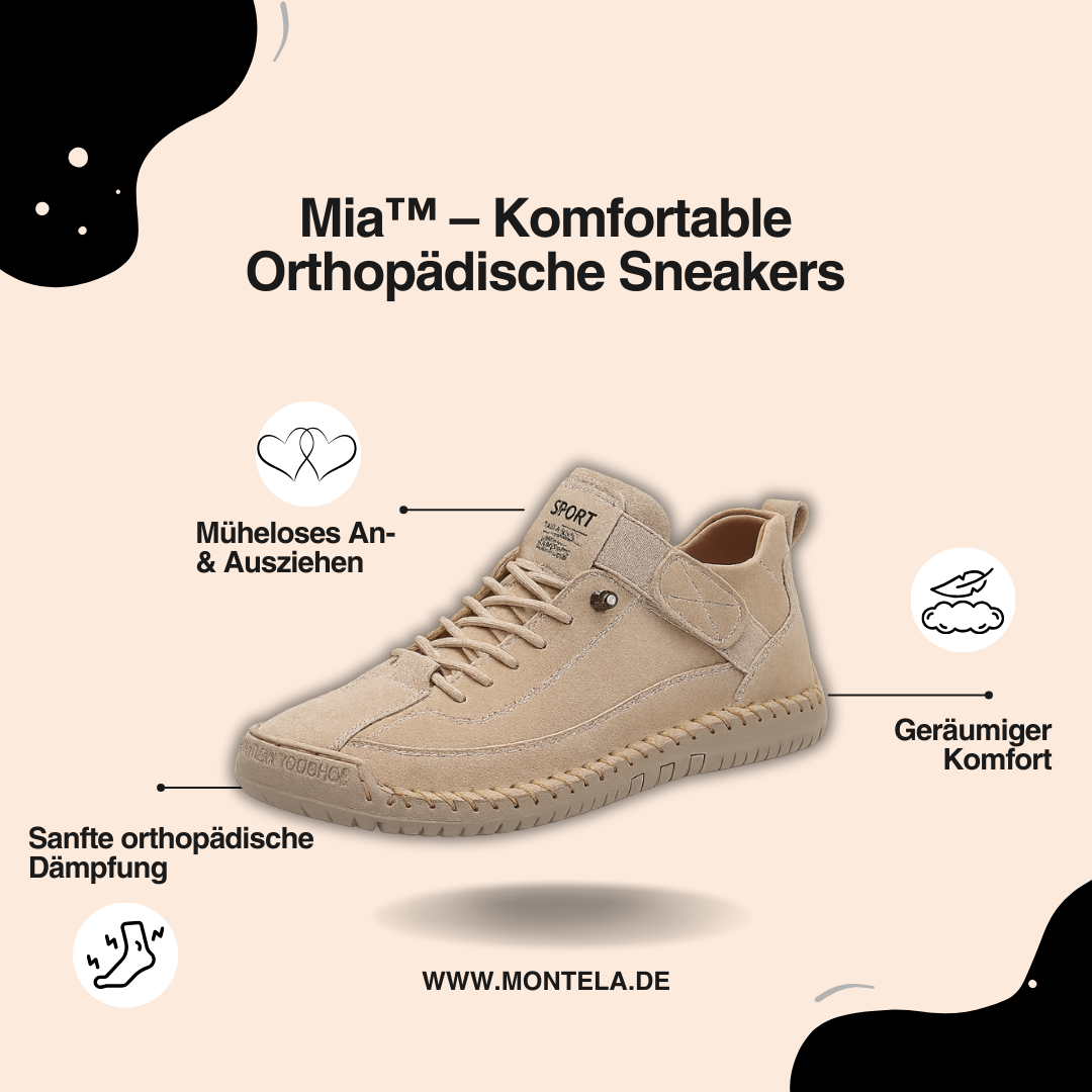 Mia™ – Komfortable & Schmerzfreie Orthopädische Sneakers